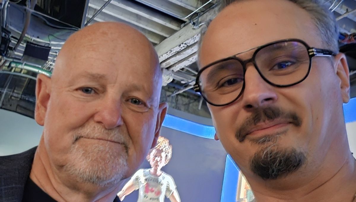 1307 Digital founder Emanuel Petrescu with Fred Fox at the Powered by Terry launch, 2026